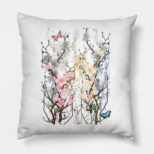 Beautiful Blossoms of Sakura Flower Pillow