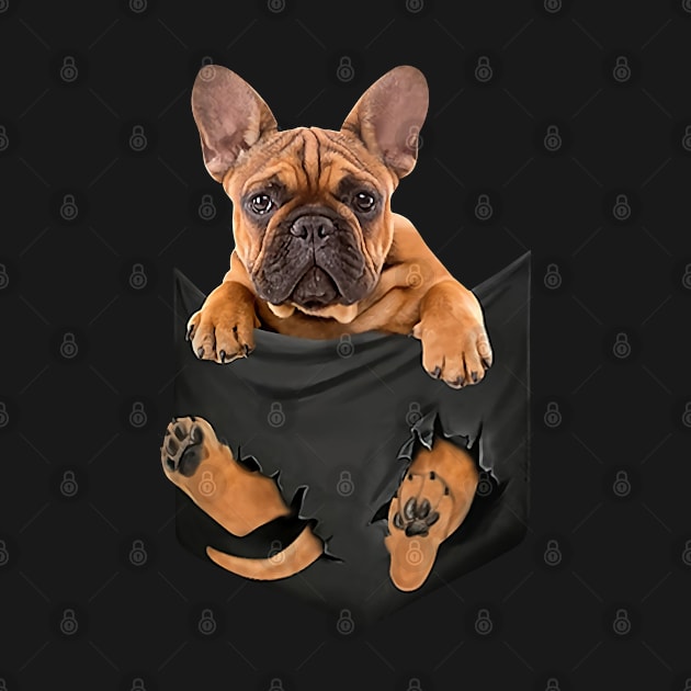 French bull dog with love by designathome