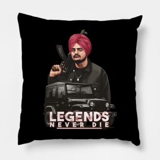 Sidhu Moose Wala: Legend Never Die Pillow