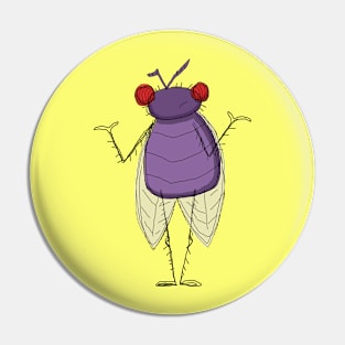 Cicada Shrug Pin