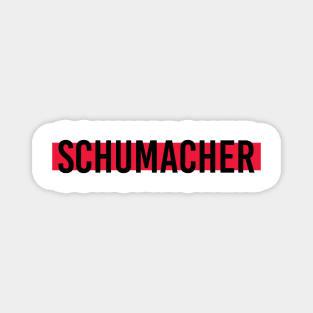 Mick Schumacher Driver Name - 2022 Season #4 Magnet