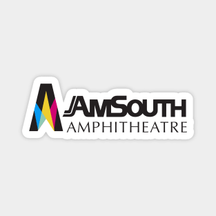 AmSouth Amphitheatre - Old School Nashville Magnet