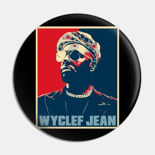 Wyclef Jean // The Fugees Hope Poster Art Pin