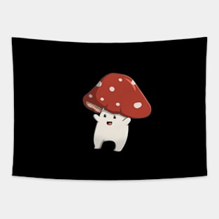 Kawaii Mushroom Tapestry