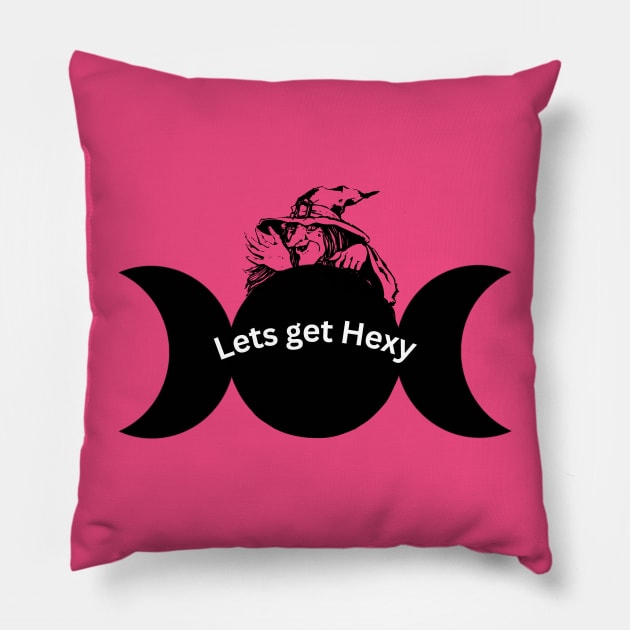 Let's get hexy Pillow by Ravenbachs