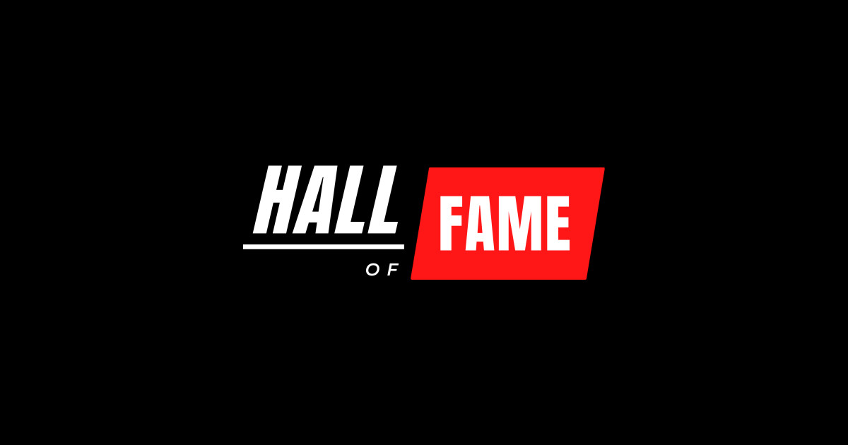 HALL OF FAME NEW LOGO - Hall Of Fame - Sticker | TeePublic