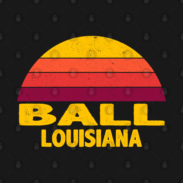 Vintage Retro BALL LOUISIANA Ball Louisiana TShirt TeePublic
