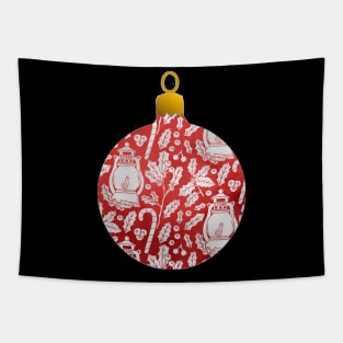 Holiday Tree Ornament Tapestry