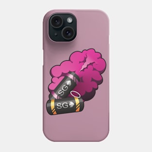 smoke grenade - pink Phone Case