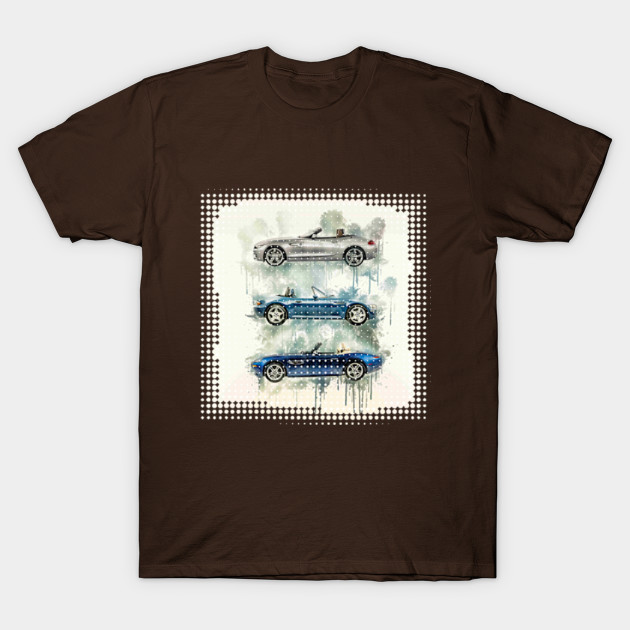 Bmw Z X 3 Splash Art Bmw Z3 Roadster T Shirt Teepublic De