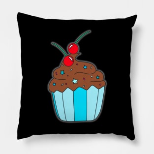 Chocolate Cupcake Pillow