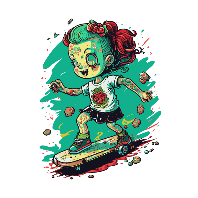 Skater Girl by pxdg