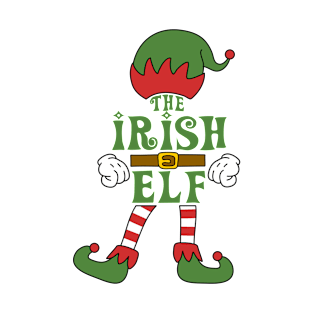 The Irish Elf Christmas Family Matching Outfits Group Attire T-Shirt