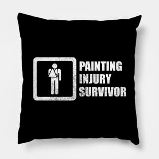 Painting Injury Survivor Pillow