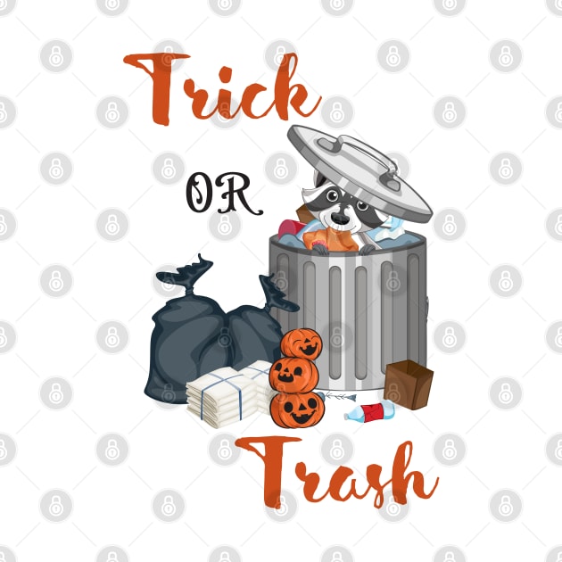 Trick or Trash - Raccoon by Syntax Wear