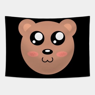 Blushing bear Tapestry