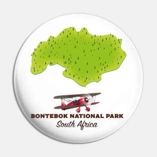 Bontebok National Park South Africa map Pin