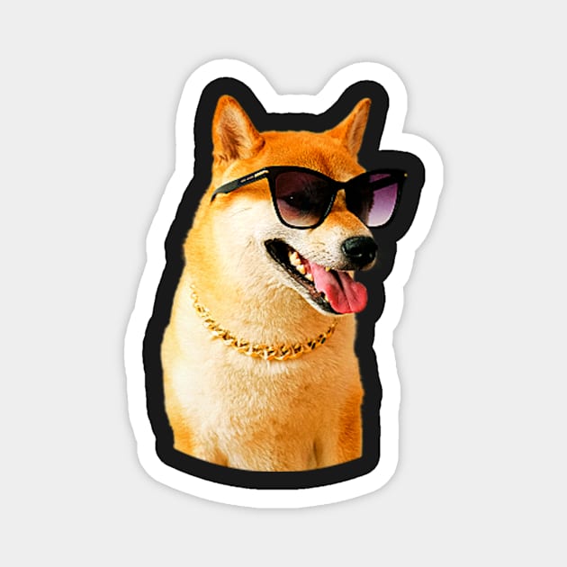 Thug Doge Phone and Tablet cases! Crypto shiba! Magnet by chessmate