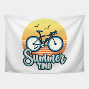 Summer Time Bicycle Love a Biking Cycling Biker Biking Tapestry