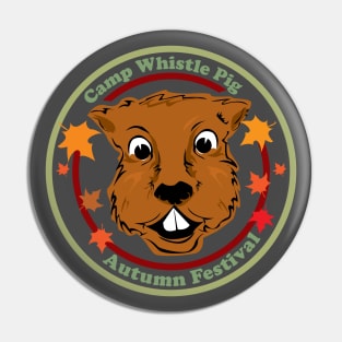 Camp Whistle Pig | Autumn Festival | Colors Pin