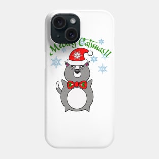 Funny Christmas Cat Meowy Catsmouse Phone Case