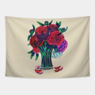 Bunch of Peonies Tapestry