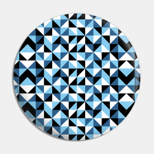 Beautiful clear blue geometric shapes Pin