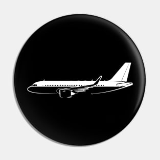 A319neo Silhouette Pin