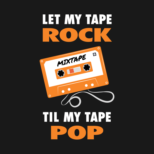 Hip Hop Rap Let My Tape Rock Til My Tape Pop by Super Fresh Art