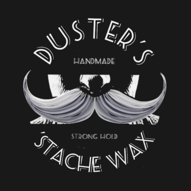 DUSTER'S 'STACHE WAX Logo by Donut Duster