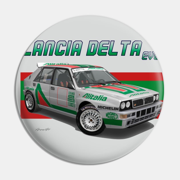 Lancia Delta EVO GrpA Pin by PjesusArt