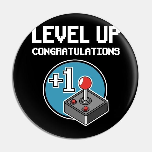 Level Up Complete Birthday Gamer I Don‘t Get Older Gift Present Pin by Kuehni