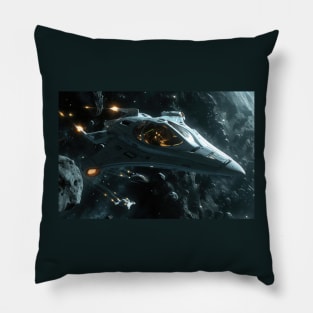 Explorers at the Edge Pillow