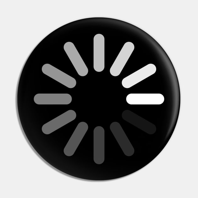 Loading Icon (Negative) Pin by MrFaulbaum