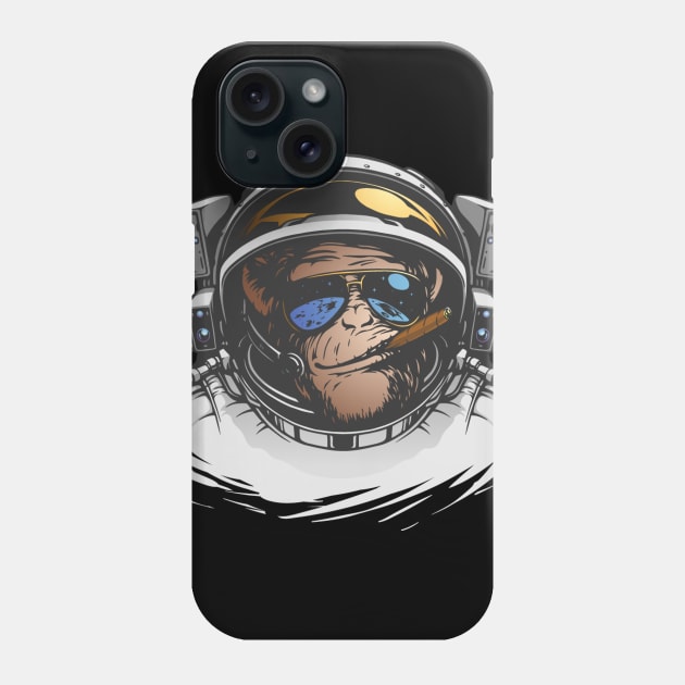 SPACE MONKEY Phone Case by CANVAZSHOP