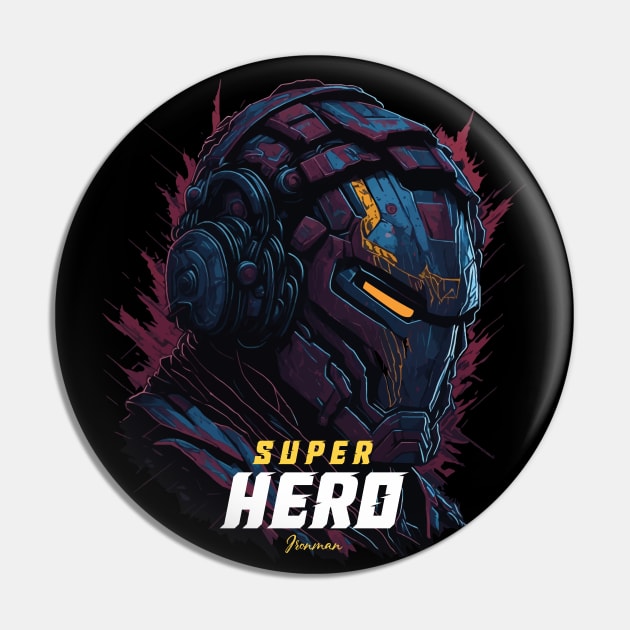 Super Hero Pin by By_Russso