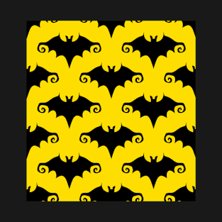 halloween yellow bats T-Shirt