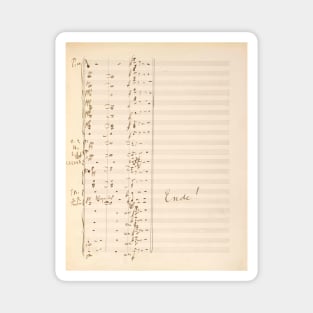 Mahler | The Song of Lament (Das klagende Lied) | Original manuscript score 2 (2 of 2) Magnet