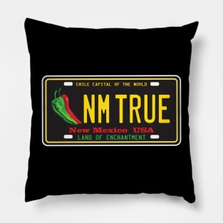 NM True License Plate Pillow