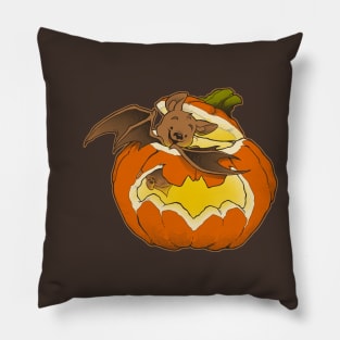 Pumpkin Bat Pillow