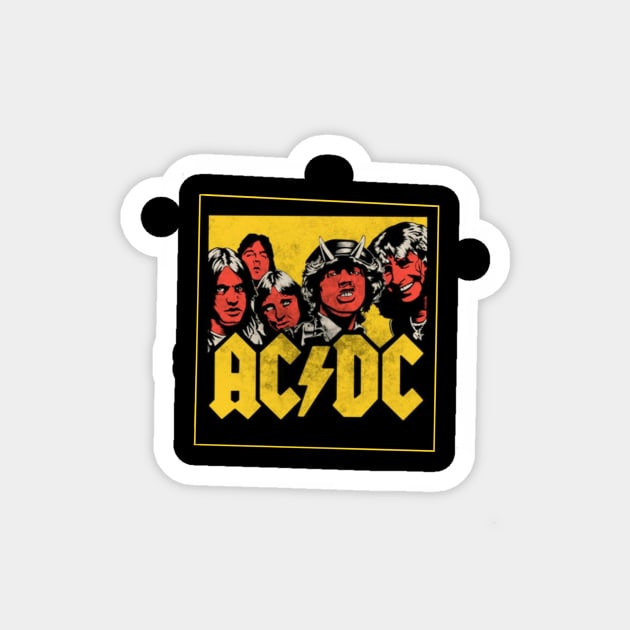 ACDC Magnet by Ariefillustrator