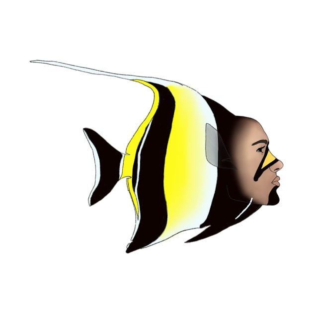 Moorish Idol Gentlefish by Rosiethekitty13