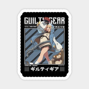 Bridget Guilty Gear Strive Sticker Magnet for Sale by MoeLewdsShop