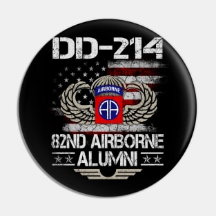 DD-214 US Army 82nd AIRBORNE Alumni Pin