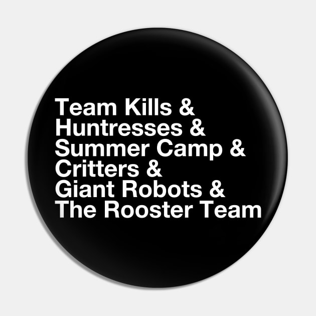 The Rooster Team List Pin by TheRoosterTeam