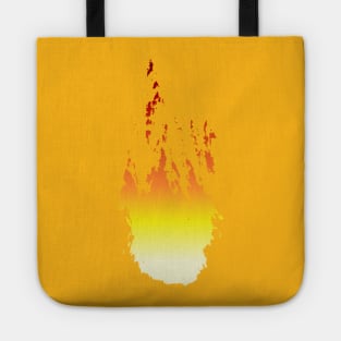 fire ink & color gradient Tote