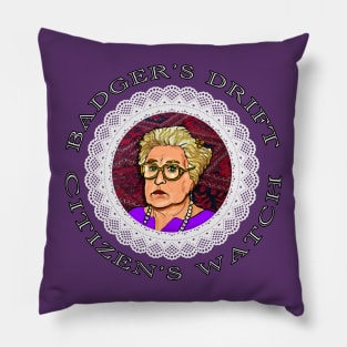 Badger's Drift Citizen's Watch Pillow