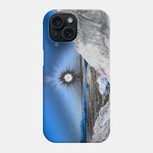 Dark Art Swiss Alps Sun / Swiss Artwork Photography Phone Case