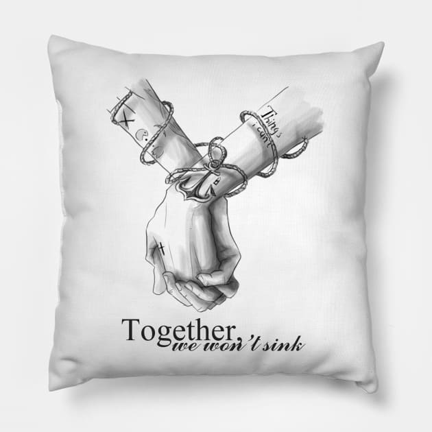 Together we won't sink Pillow by aki_anyway