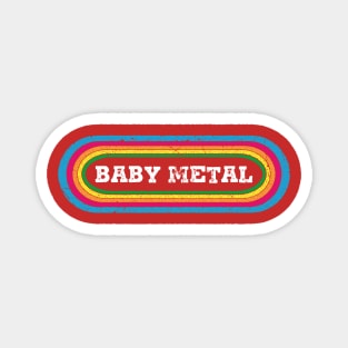 rainbow baby metal Magnet